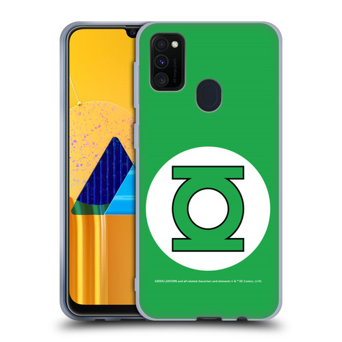 Green Lantern DC Comics Logos Classic Soft Gel Case for Samsung Galaxy M30s (2019)/M21 (2020)