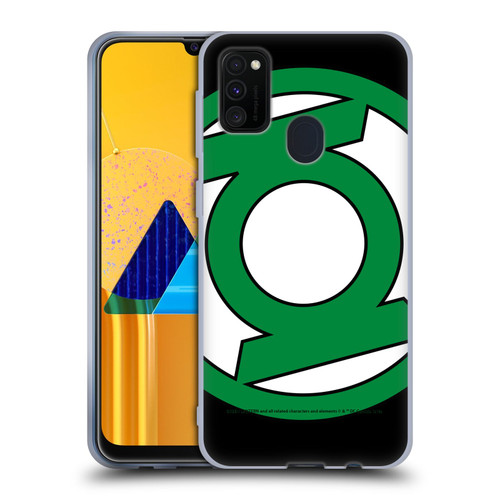 Green Lantern DC Comics Logos Oversized Soft Gel Case for Samsung Galaxy M30s (2019)/M21 (2020)