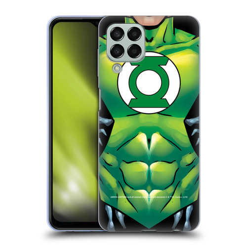 Green Lantern DC Comics Logos Uniform Soft Gel Case for Samsung Galaxy M33 (2022)