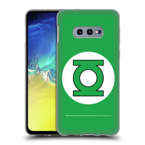 Green Lantern DC Comics Logos Classic Soft Gel Case for Samsung Galaxy S10e