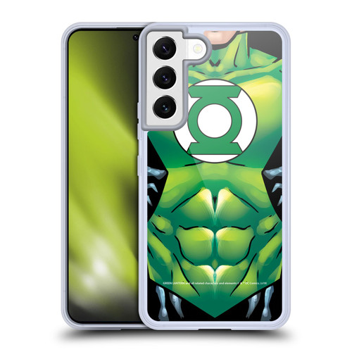 Green Lantern DC Comics Logos Uniform Soft Gel Case for Samsung Galaxy S22 5G