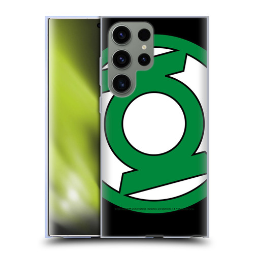 Green Lantern DC Comics Logos Oversized Soft Gel Case for Samsung Galaxy S23 Ultra 5G