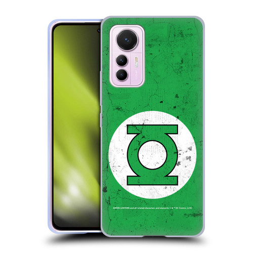 Green Lantern DC Comics Logos Classic Distressed Look Soft Gel Case for Xiaomi 12 Lite