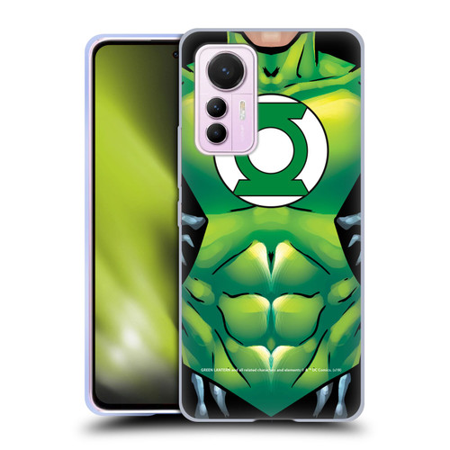 Green Lantern DC Comics Logos Uniform Soft Gel Case for Xiaomi 12 Lite