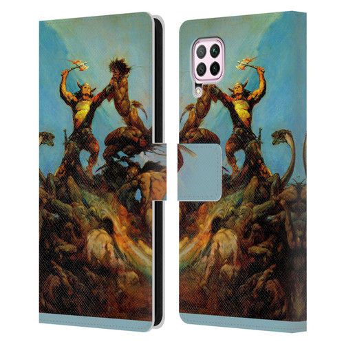 Frank Frazetta Fantasy Indomitable Leather Book Wallet Case Cover For Huawei Nova 6 SE / P40 Lite