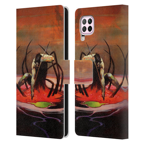 Frank Frazetta Fantasy The Spider King Leather Book Wallet Case Cover For Huawei Nova 6 SE / P40 Lite