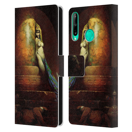 Frank Frazetta Fantasy Egyptian Queen Leather Book Wallet Case Cover For Huawei P40 lite E