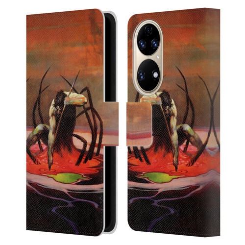 Frank Frazetta Fantasy The Spider King Leather Book Wallet Case Cover For Huawei P50