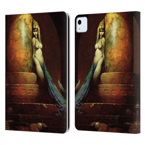 Frank Frazetta Fantasy Egyptian Queen Leather Book Wallet Case Cover For Apple iPad Air 2020 / 2022