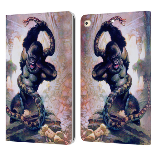 Frank Frazetta Fantasy Gorilla With Snake Leather Book Wallet Case Cover For Apple iPad 9.7 2017 / iPad 9.7 2018