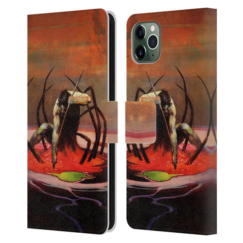 Frank Frazetta Fantasy The Spider King Leather Book Wallet Case Cover For Apple iPhone 11 Pro Max