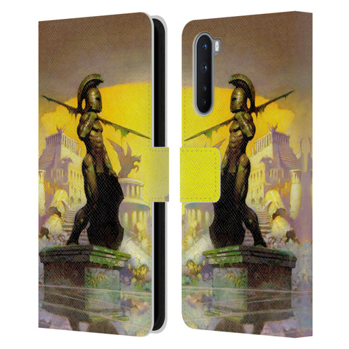 Frank Frazetta Fantasy Atlantis Leather Book Wallet Case Cover For OnePlus Nord 5G