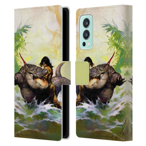 Frank Frazetta Fantasy Monster Out Of Time Leather Book Wallet Case Cover For OnePlus Nord 2 5G