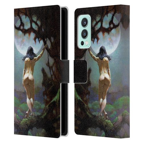 Frank Frazetta Fantasy Moons Rapture Leather Book Wallet Case Cover For OnePlus Nord 2 5G