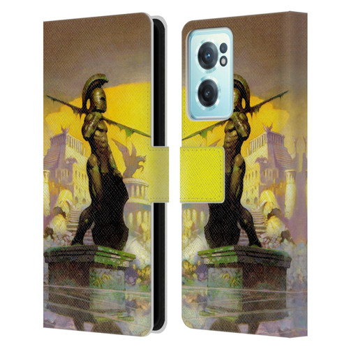 Frank Frazetta Fantasy Atlantis Leather Book Wallet Case Cover For OnePlus Nord CE 2 5G