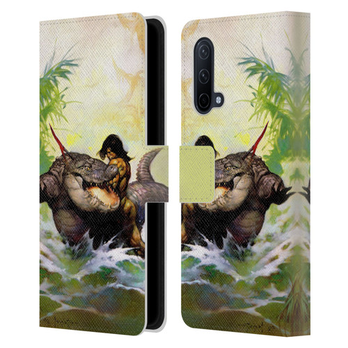 Frank Frazetta Fantasy Monster Out Of Time Leather Book Wallet Case Cover For OnePlus Nord CE 5G