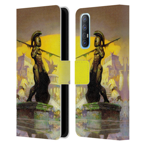 Frank Frazetta Fantasy Atlantis Leather Book Wallet Case Cover For OPPO Find X2 Neo 5G