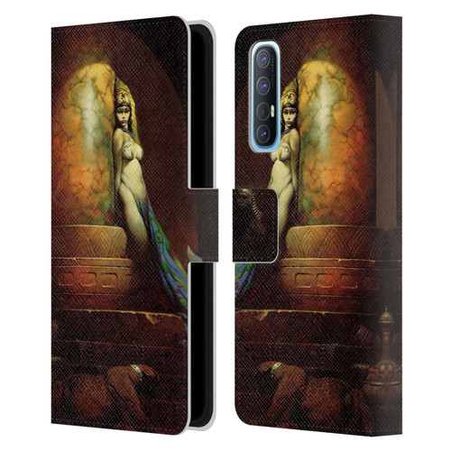 Frank Frazetta Fantasy Egyptian Queen Leather Book Wallet Case Cover For OPPO Find X2 Neo 5G