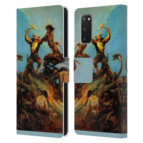 Frank Frazetta Fantasy Indomitable Leather Book Wallet Case Cover For Samsung Galaxy S20 / S20 5G