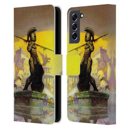 Frank Frazetta Fantasy Atlantis Leather Book Wallet Case Cover For Samsung Galaxy S21 FE 5G