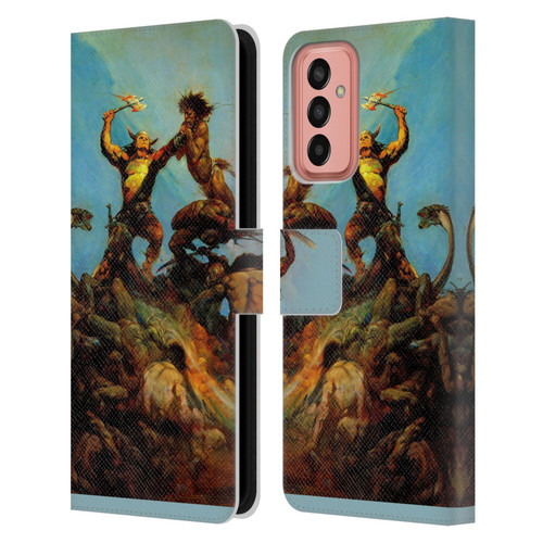 Frank Frazetta Fantasy Indomitable Leather Book Wallet Case Cover For Samsung Galaxy M13 (2022)