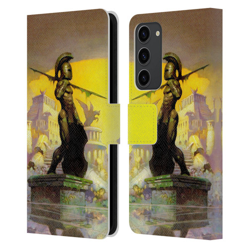 Frank Frazetta Fantasy Atlantis Leather Book Wallet Case Cover For Samsung Galaxy S23+ 5G