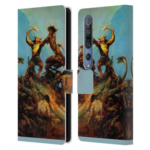 Frank Frazetta Fantasy Indomitable Leather Book Wallet Case Cover For Xiaomi Mi 10 5G / Mi 10 Pro 5G