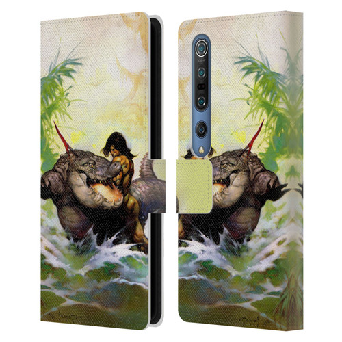Frank Frazetta Fantasy Monster Out Of Time Leather Book Wallet Case Cover For Xiaomi Mi 10 5G / Mi 10 Pro 5G