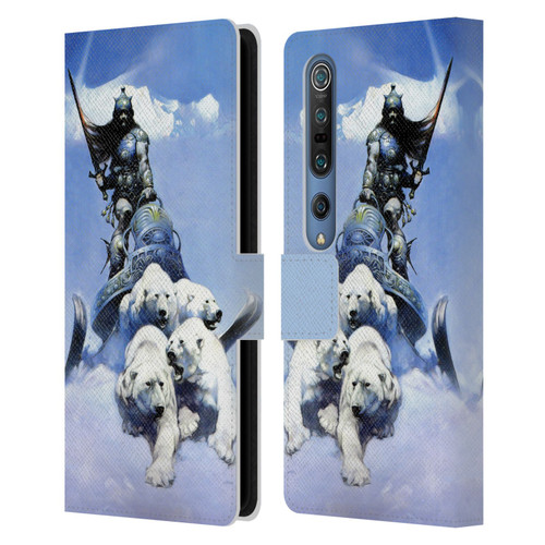 Frank Frazetta Fantasy Silver Warrior Leather Book Wallet Case Cover For Xiaomi Mi 10 5G / Mi 10 Pro 5G