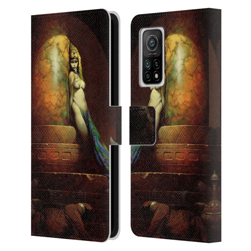 Frank Frazetta Fantasy Egyptian Queen Leather Book Wallet Case Cover For Xiaomi Mi 10T 5G