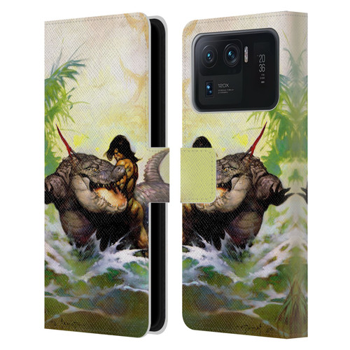 Frank Frazetta Fantasy Monster Out Of Time Leather Book Wallet Case Cover For Xiaomi Mi 11 Ultra