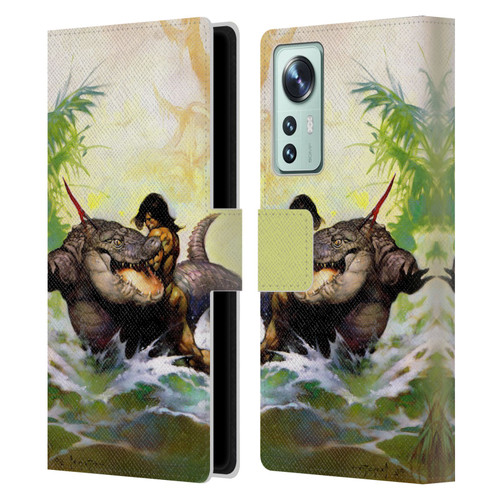 Frank Frazetta Fantasy Monster Out Of Time Leather Book Wallet Case Cover For Xiaomi 12