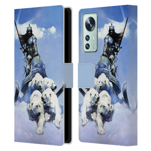 Frank Frazetta Fantasy Silver Warrior Leather Book Wallet Case Cover For Xiaomi 12