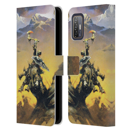 Frank Frazetta Medieval Fantasy Eternal Champion Leather Book Wallet Case Cover For HTC Desire 21 Pro 5G