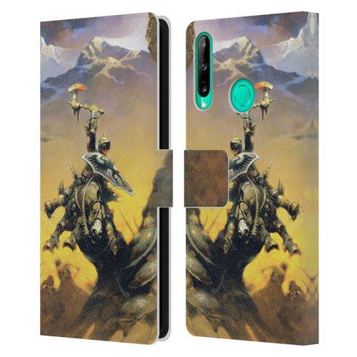 Frank Frazetta Medieval Fantasy Eternal Champion Leather Book Wallet Case Cover For Huawei P40 lite E