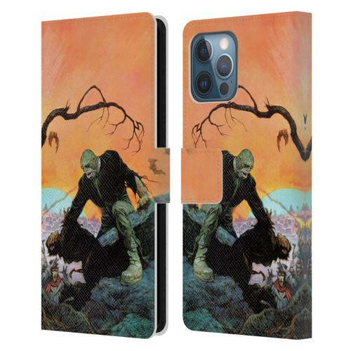 Frank Frazetta Medieval Fantasy Zombie Leather Book Wallet Case Cover For Apple iPhone 12 Pro Max