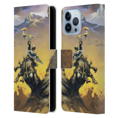 Frank Frazetta Medieval Fantasy Eternal Champion Leather Book Wallet Case Cover For Apple iPhone 13 Pro Max