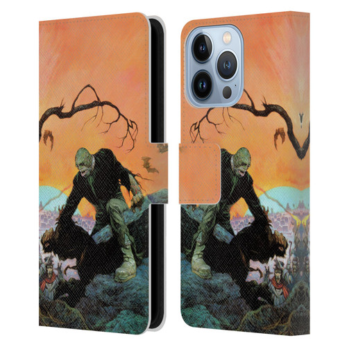 Frank Frazetta Medieval Fantasy Zombie Leather Book Wallet Case Cover For Apple iPhone 13 Pro