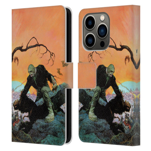 Frank Frazetta Medieval Fantasy Zombie Leather Book Wallet Case Cover For Apple iPhone 14 Pro