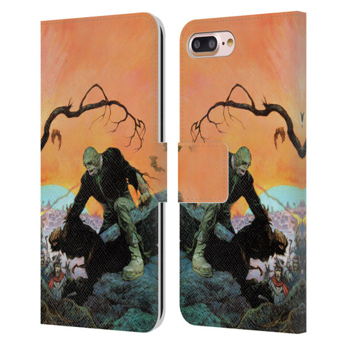 Frank Frazetta Medieval Fantasy Zombie Leather Book Wallet Case Cover For Apple iPhone 7 Plus / iPhone 8 Plus