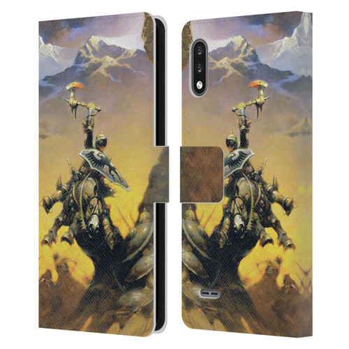 Frank Frazetta Medieval Fantasy Eternal Champion Leather Book Wallet Case Cover For LG K22