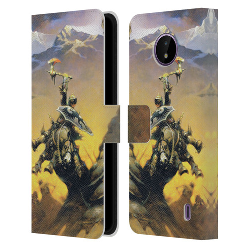 Frank Frazetta Medieval Fantasy Eternal Champion Leather Book Wallet Case Cover For Nokia C10 / C20