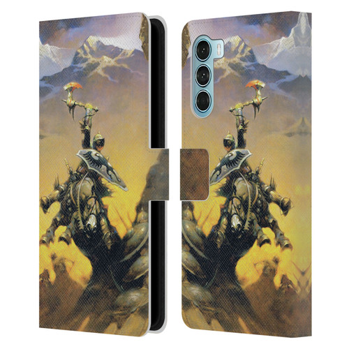 Frank Frazetta Medieval Fantasy Eternal Champion Leather Book Wallet Case Cover For Motorola Edge S30 / Moto G200 5G