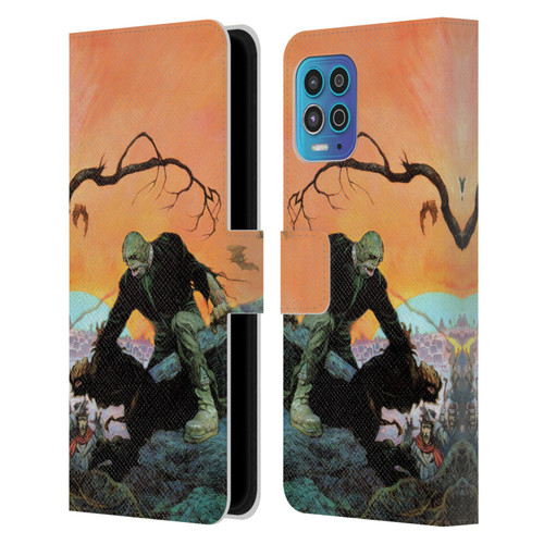 Frank Frazetta Medieval Fantasy Zombie Leather Book Wallet Case Cover For Motorola Moto G100