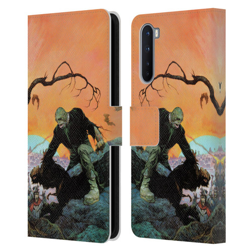 Frank Frazetta Medieval Fantasy Zombie Leather Book Wallet Case Cover For OnePlus Nord 5G