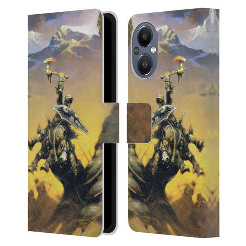 Frank Frazetta Medieval Fantasy Eternal Champion Leather Book Wallet Case Cover For OnePlus Nord N20 5G