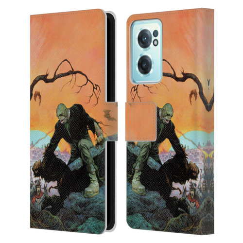 Frank Frazetta Medieval Fantasy Zombie Leather Book Wallet Case Cover For OnePlus Nord CE 2 5G