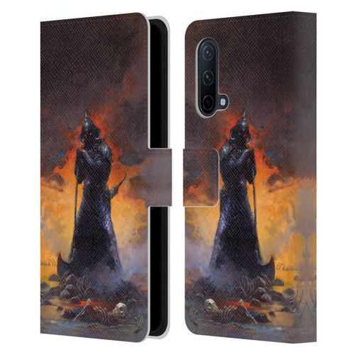 Frank Frazetta Medieval Fantasy Death Dealer 3 Leather Book Wallet Case Cover For OnePlus Nord CE 5G