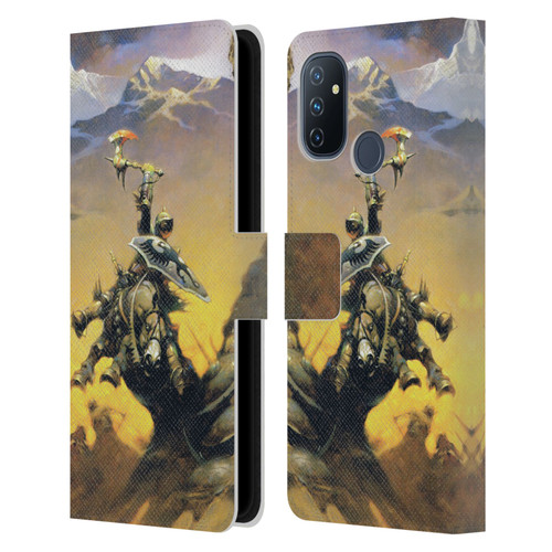 Frank Frazetta Medieval Fantasy Eternal Champion Leather Book Wallet Case Cover For OnePlus Nord N100