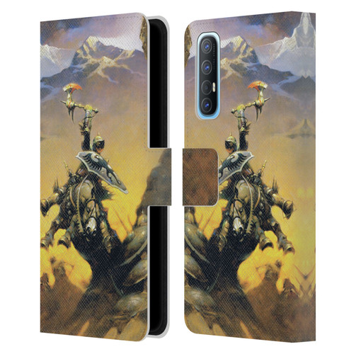 Frank Frazetta Medieval Fantasy Eternal Champion Leather Book Wallet Case Cover For OPPO Find X2 Neo 5G